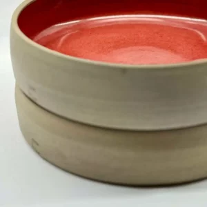 Keramiek op maat Tableware Kommen Rood