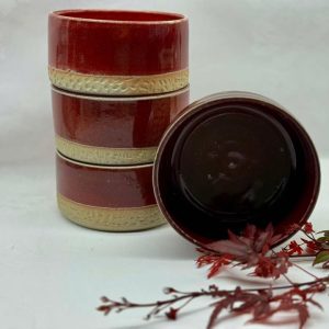 Keramiek op maat Tableware Rode kommen